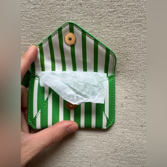 NWT Kate Spade Stripe Envelope Card Case - Picture 8 of 9